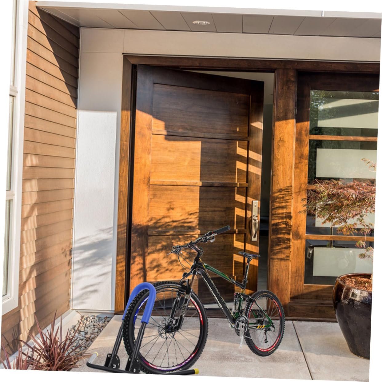 Béquille de Vélo Lot de 2 en Métal Garçon et Filles Réglable pour Garage