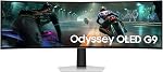 SAMSUNG 49 inch Odyssey G9 DQHD OLED Gaming Monitor 144Hz 0.03ms HDR True Black 400 Gsync Freesync DP + HDMI + USB C to A Gender Cable - (LS49DG912SNXZA) [Canada Version]