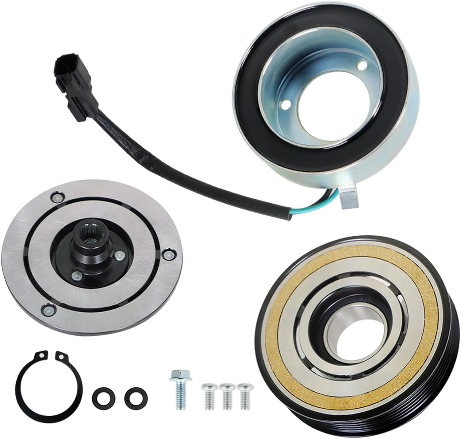 A/C Compressor Clutch Kit Replacement for Lobo 5.0L 2011-2014 F-Series 150 2011-2014