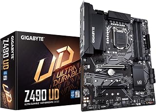 GIGABYTE Z490 UD (Intel LGA1200/Z490/ATX/Dual M.2/Realtek ALC887/Realtek 8118 Gaming LAN/SATA 6Gb/s/USB 3.2 Gen 2/HDMI/scheda madre)