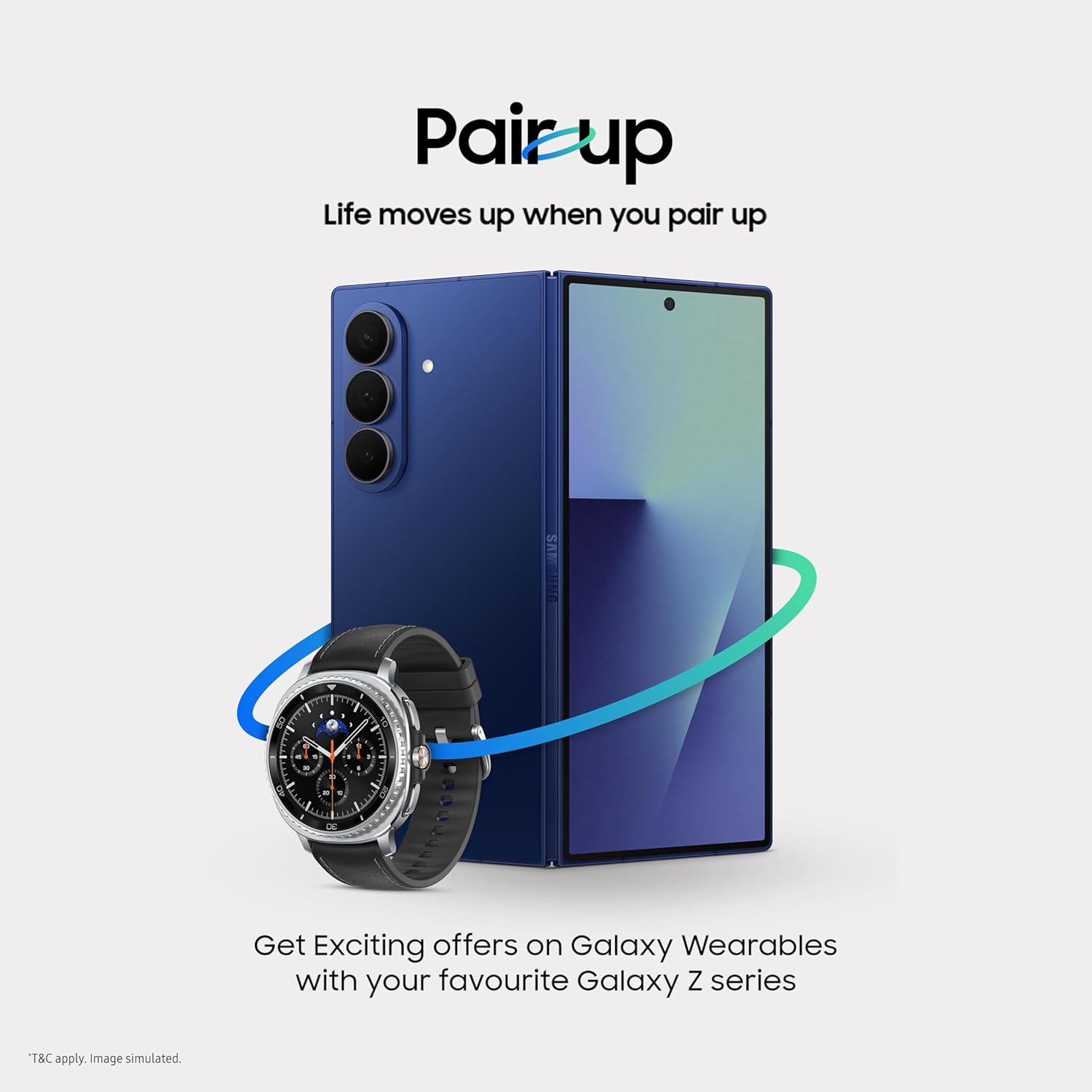 Samsung Galaxy Z Fold7 5G Smartphone with Galaxy AI (Blue Shadow, 12GB RAM, 256GB Storage), Ultra Sleek Design with 200MP Camera, Powerful Snapdragon 8 Elite, Google Gemini 44 710kbmy3PnL. SL1500