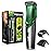 SHPAVVER Vacuum Beard Trimmer for Men: Mustache Trimmer for Less Mess -IPX7 Waterproof- Rechargeable Electric Beard Cutting Kit with Adjustable Length Comb-Built-in Vacuum for Sideburns/Stubble-Gift