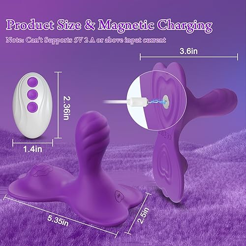 Miniatura 6 de Nuevos Juguetes Sexuales para Adultos - Vibrador de Clítoris Anal Punto G para Sentarse y Montar con 9+9 Modos de Vibración Control Remoto por APP