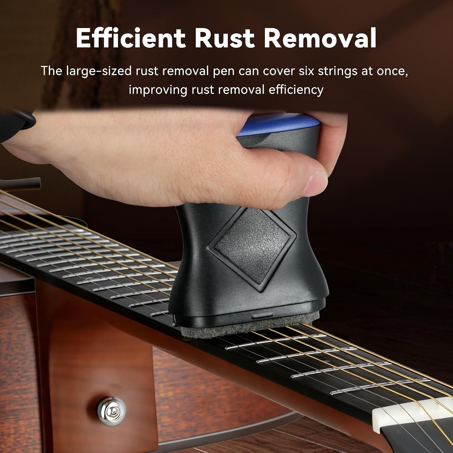 EASTROCK Guitar String Cleaning Tool,Removes Rust/Sweat/Dust/Dirt,3 Pcs