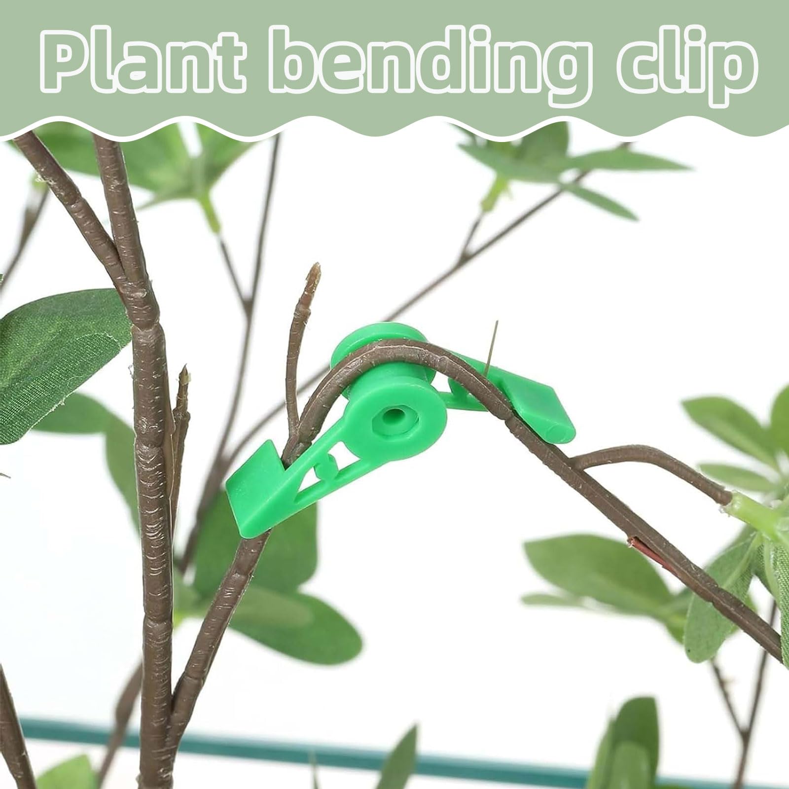 60 Stück Pflanzenbieger Pflanzentrainer Pflanzenstützclip Für Niedrige Belastung, Pflanzenclip Biegeclips Für Pflanzentraining, Pflanzen Trainer Clips