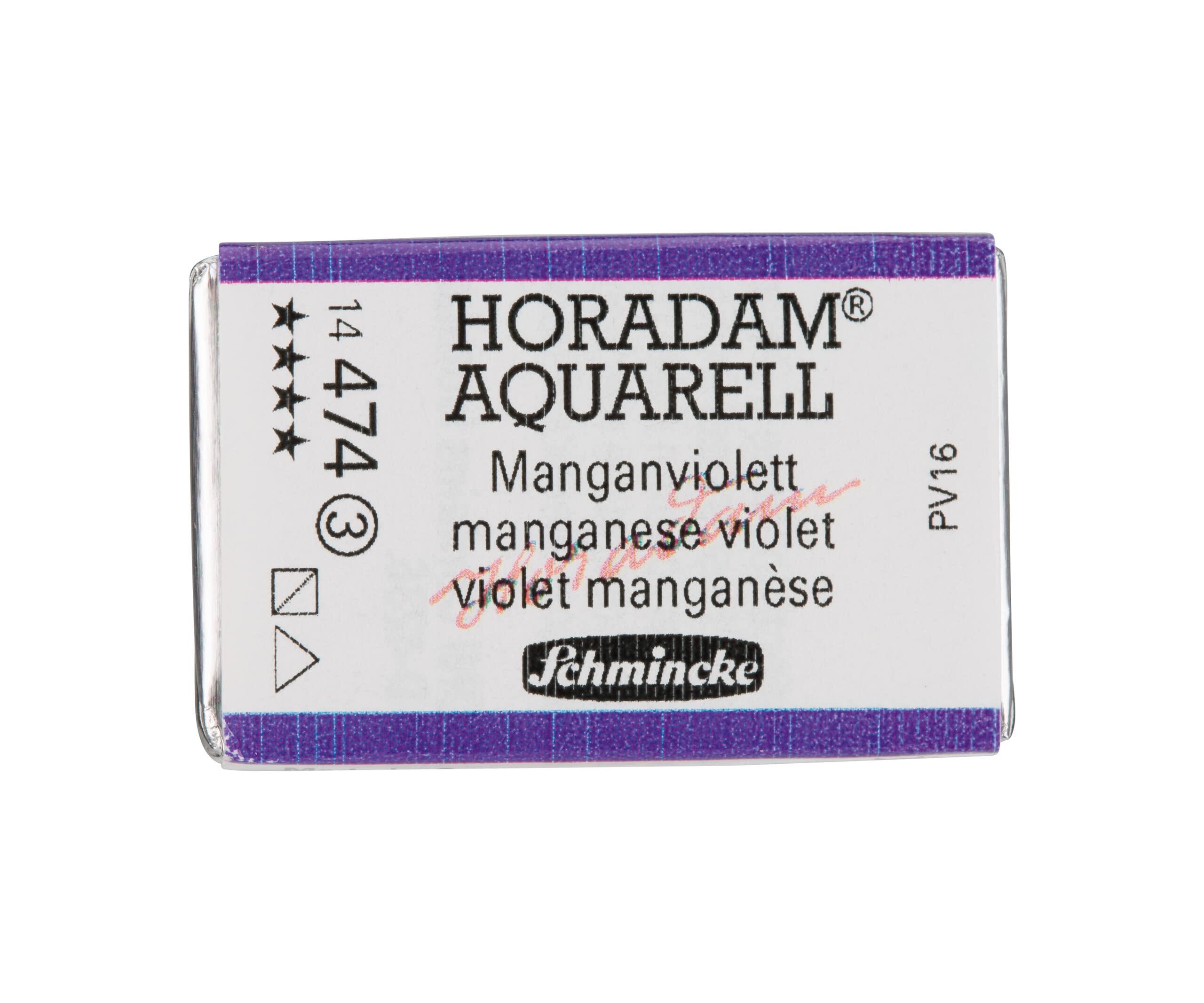 Schmincke Violet - Horadam® Aquarell - Finest Artists' Watercolours, 474 Manganese 14 474 043, 1/1 Pan