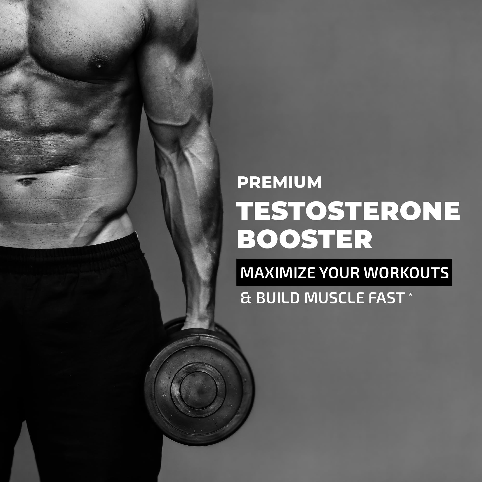 Testosterone Supplement for Men for Muscle Growth, Stamina & Performance — Amazon image 2