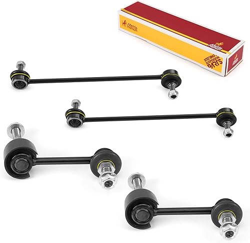 Metrix Premium - Kit de eslabones de barra estabilizadora delantera y trasera, 4 piezas, K80296, K750571 para Ford Escape 2009-2012, Mazda Tribute