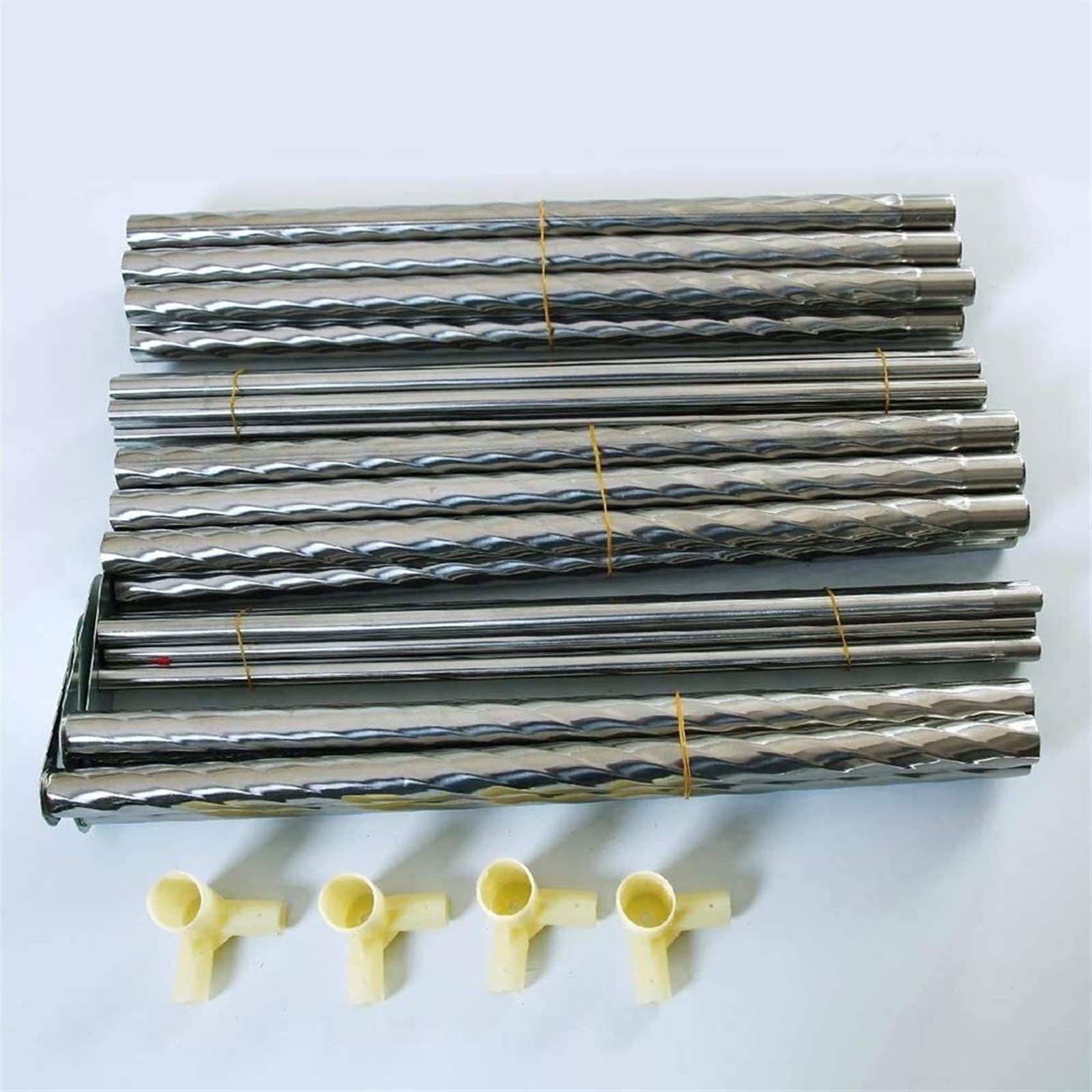 Staffa per zanzariera a 4 Angoli, Telaio per zanzariera in Acciaio Inossidabile, Montante per baldacchino con Supporto a Spirale Addensato, Adatto per Letto King Size Twin/Full/Queen/King/Ca