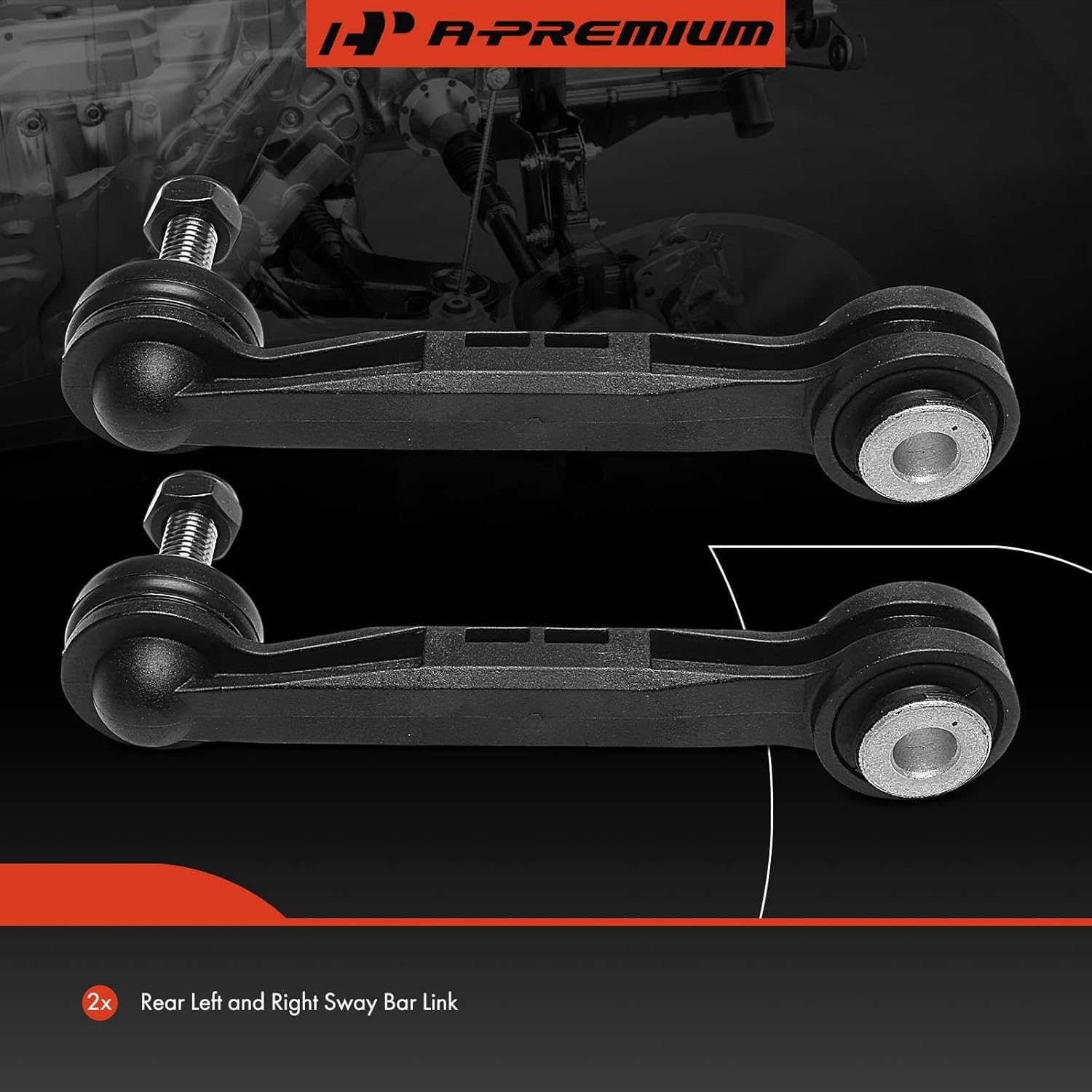 A-Premium 2 x Rear Sway Bar Links Stabilizer Bar Links, Compatible with BMW X3 2011-2017, X4 2015-2018