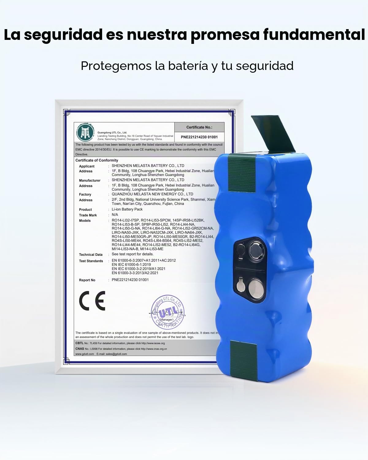 melasta 4400mAh Li-Ion Batería para iRobot Roomba 500 600 700 800 Series