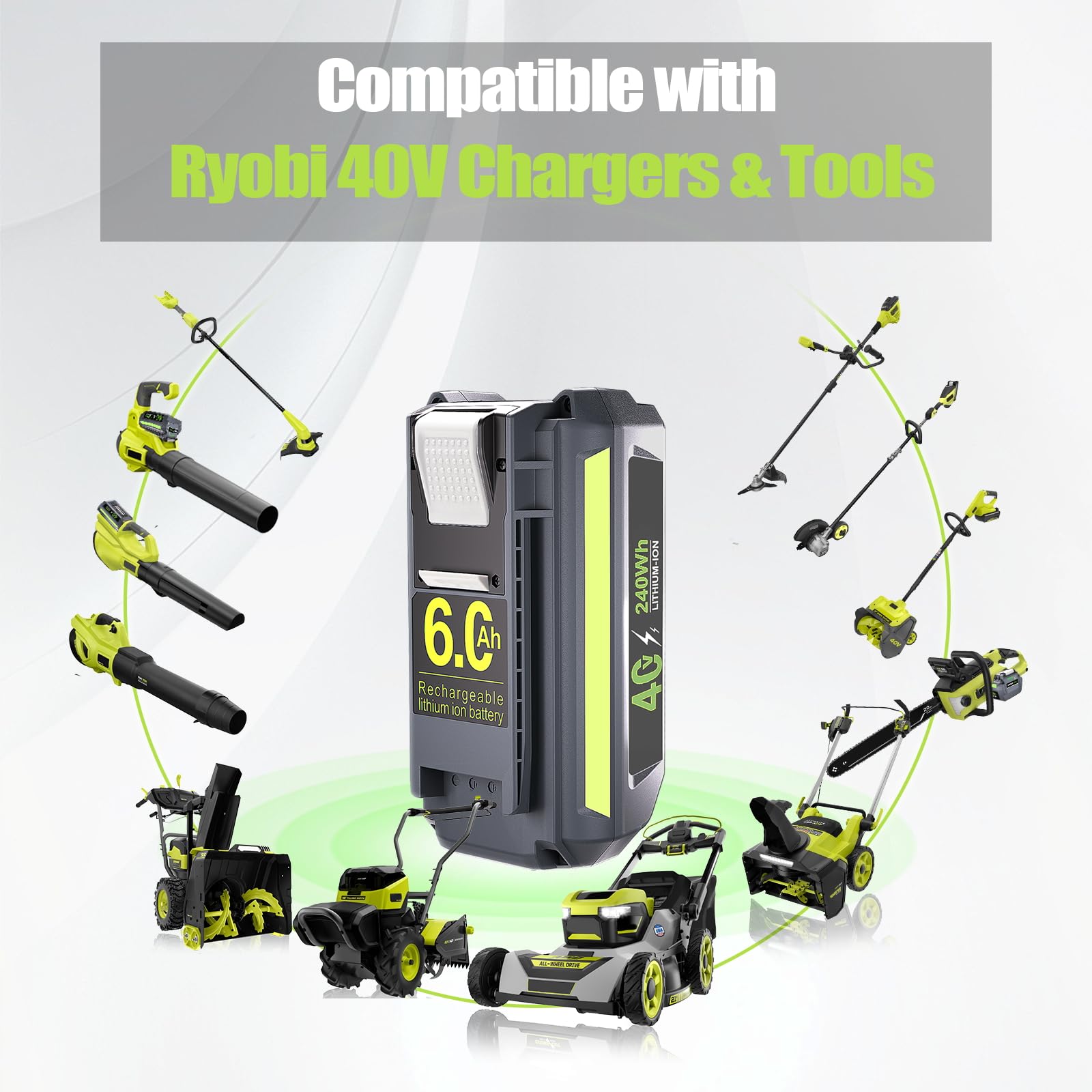 希少❗️デッドストック、新品未使用 RYOBI BASS LOVE 2260ML RYOBI ONE+ 18V 10 in. Battery Chainsaw with 1.5 Ah Battery and