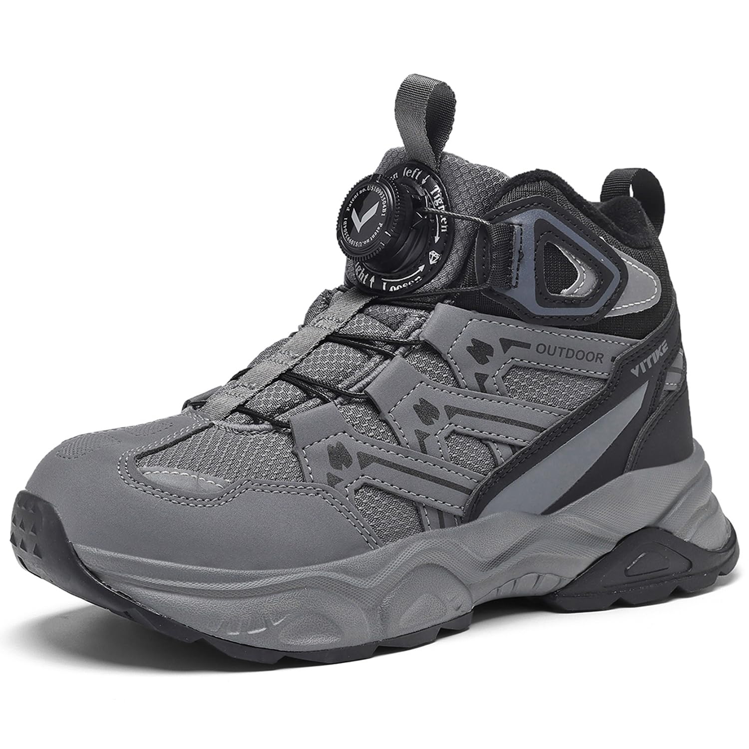 Kids Snow Boots Boys Girls Winter Waterproof Hiking Shoes