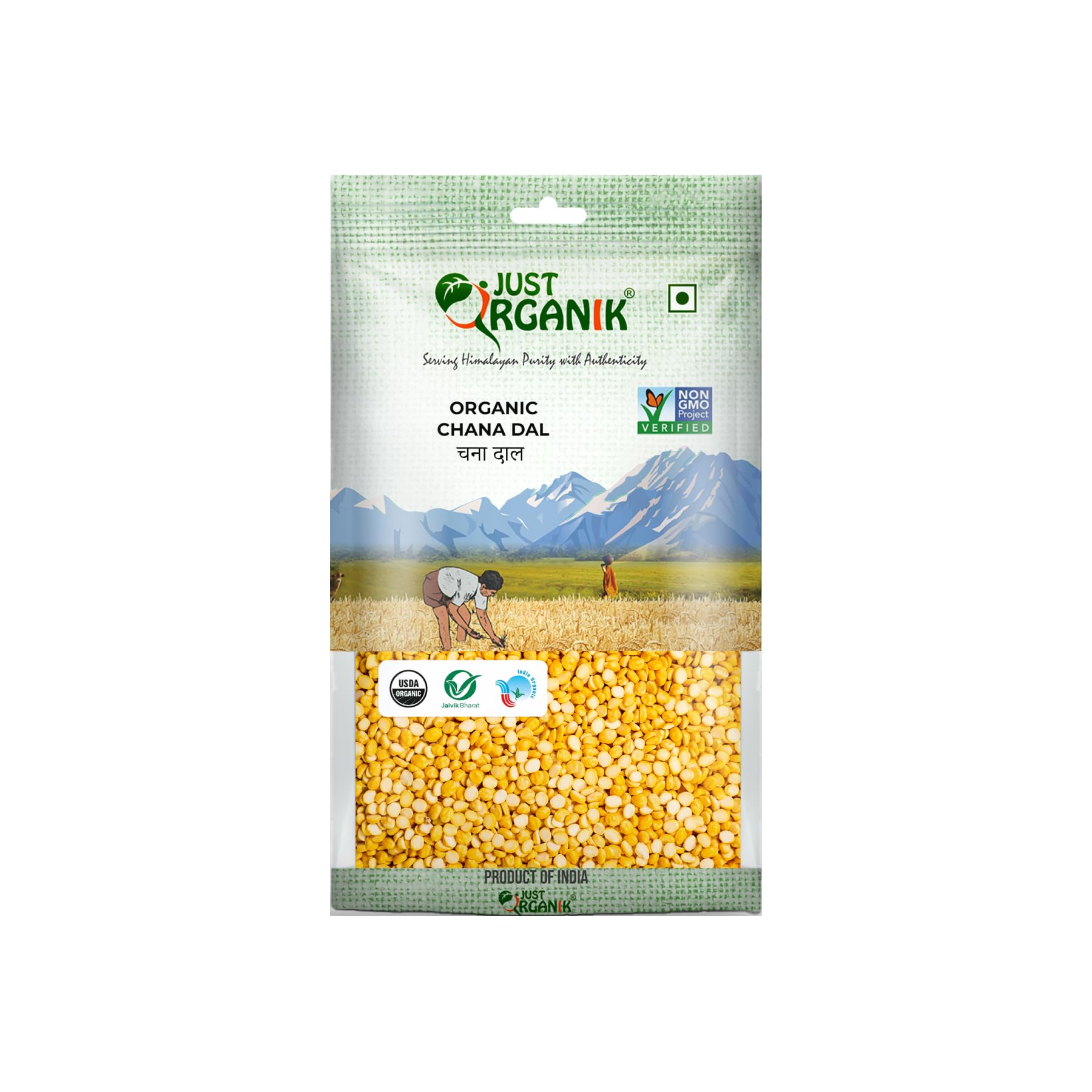 Just Organik - Organic Chana Dal 1 Kg, 100% Organic | Organic Chana dal | Bengal gram dal | Rich in Protein | unpolished dal | Rich in Fiber (B07WG7S8KF) Amazon Price History, Amazon Price Tracker