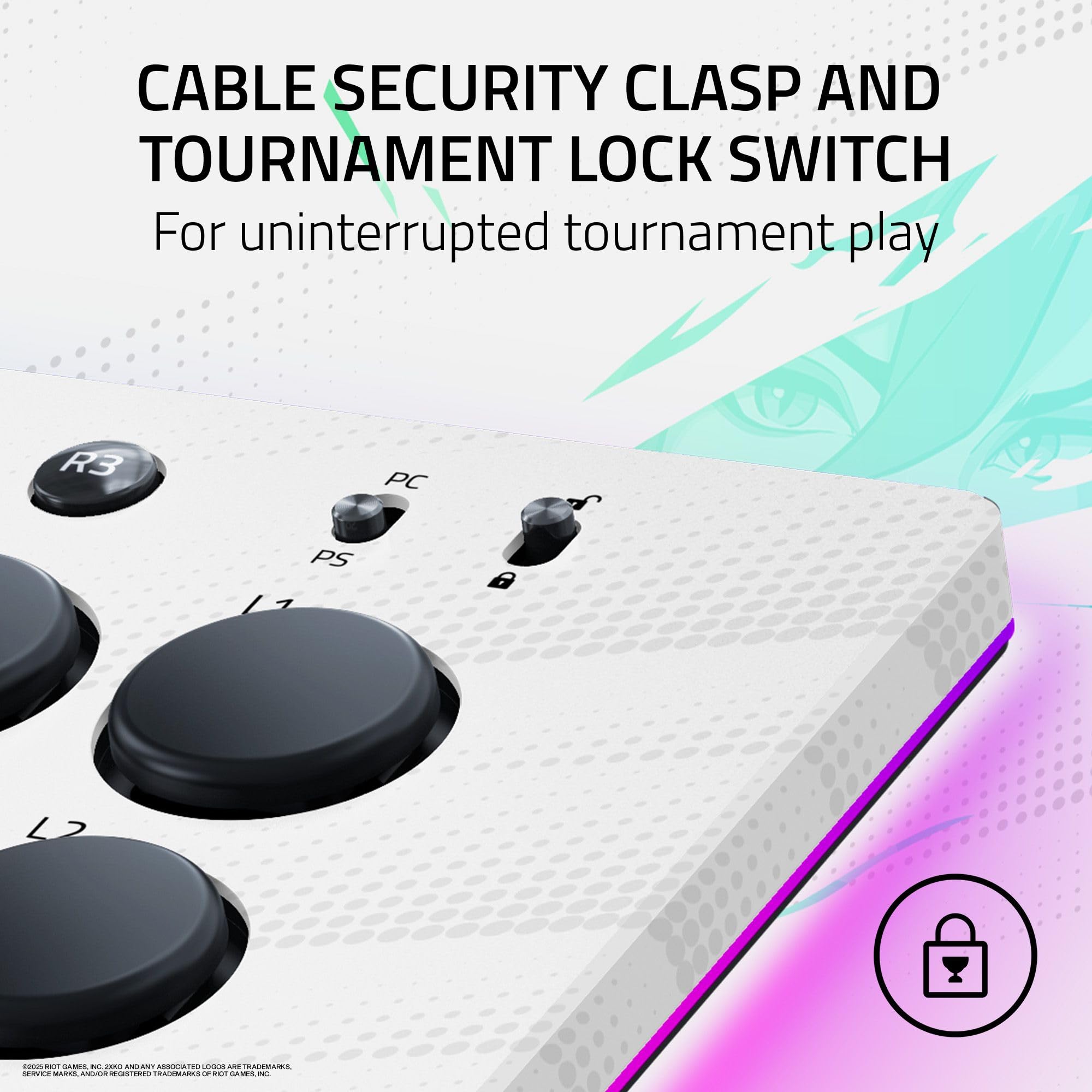Razer Kitsune All-Button Arcade Controller: For PS5 / PlayStation