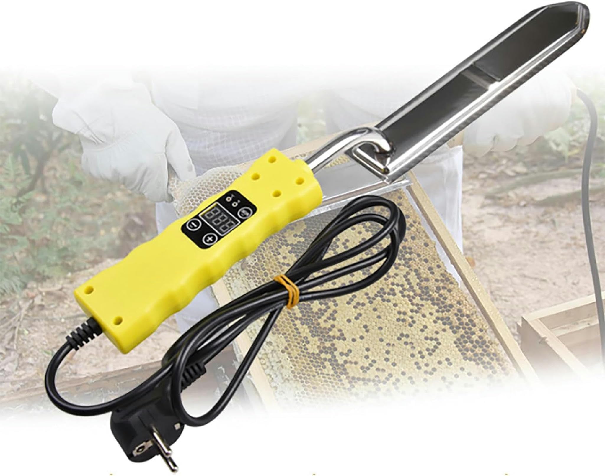 Couteau de décapsulage électrique pour couper la cire d'abeille sans effort