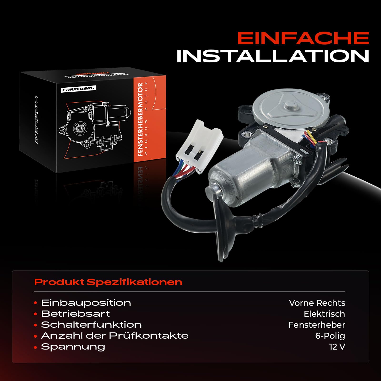 Silnik podnośnika szyby przedniej prawy do 350Z Z33 Coupe 2002-2009 80730CD001