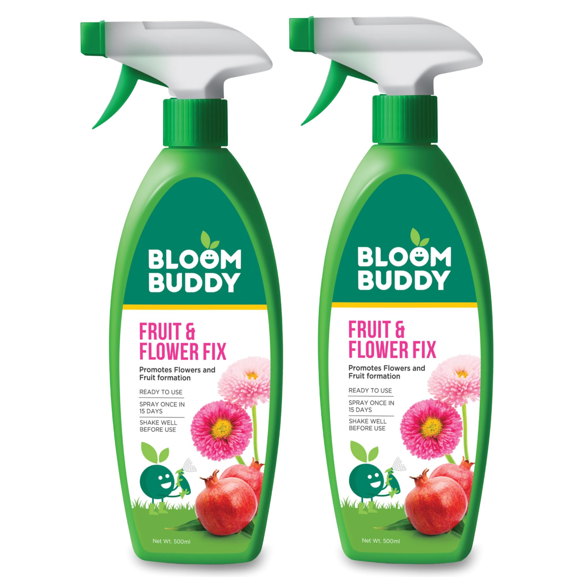 Bloombuddy Fruit and Flower fix 500ml (Pack of 2) Ready to Use Organic Fertilizer for Plants With Npk Nutriance (Fruit&Flower fix 1Liter) (B0DG8ZBYBD) Amazon Price History, Amazon Price Tracker
