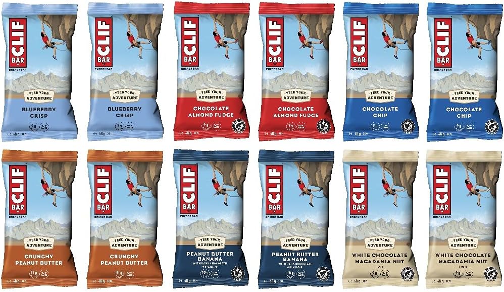 CLIF Bar - Energibar 12 x 68 g mix-pack (6 x 2)
