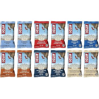 Clif Bar Variety Pack 12 x 68 g The Popular Energy Bar from the USA Mixbox for Testing with 12 Flavours