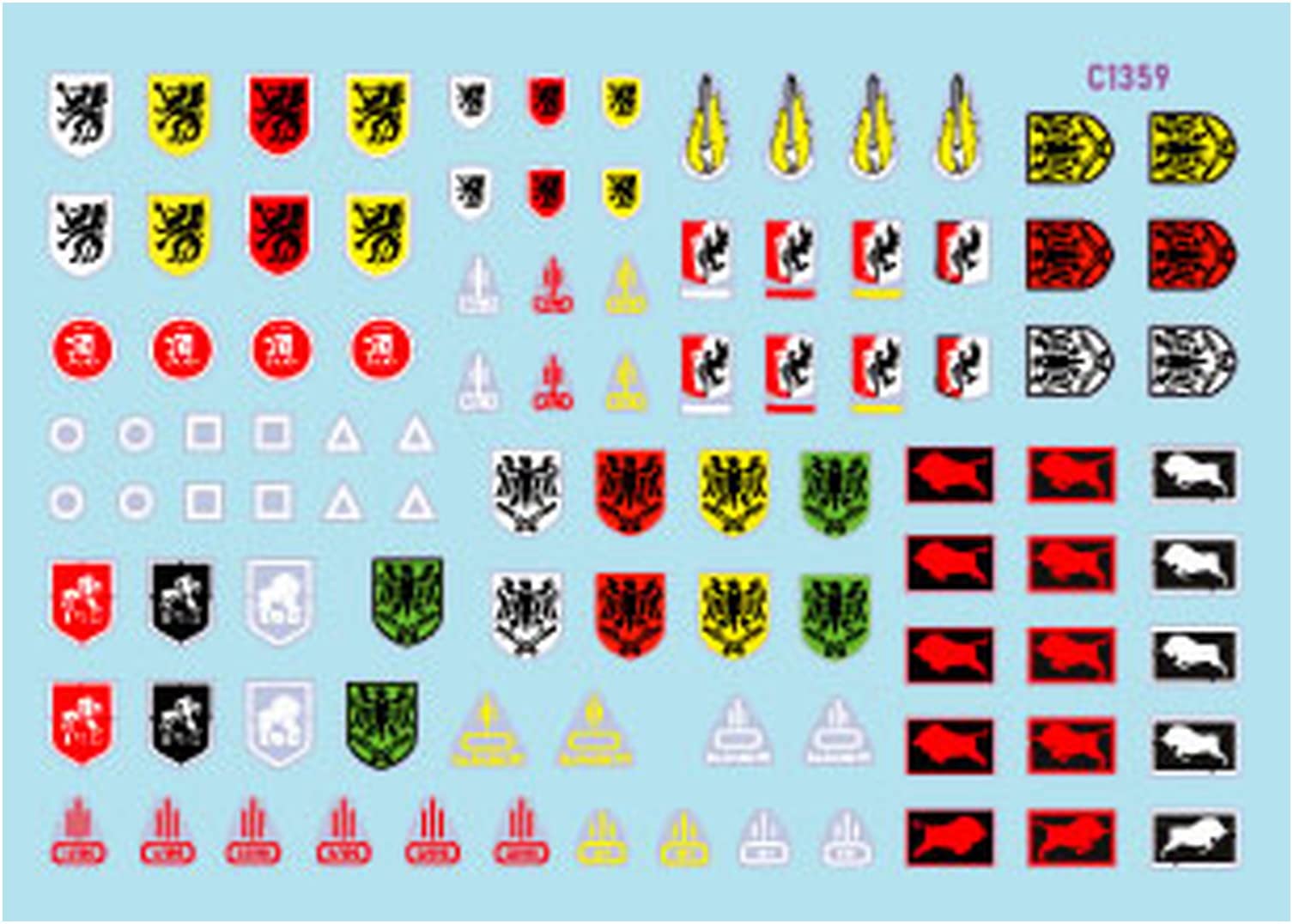 Star Decal SD35-C1359 1/35 WWII Army Assault Gun Forces autocollant