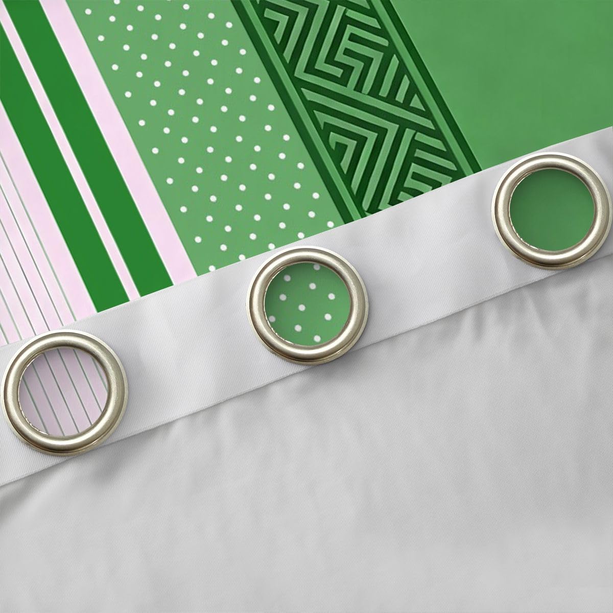 Zasłony okienne w stylu retro, kwiaty, dla dorosłych i dzieci, rozmiar XL, geometryczne paski, fale, dekoracja, dobre zasłony zaciemniające, modne linie, zielone zasłony, zestaw 2 sztuk