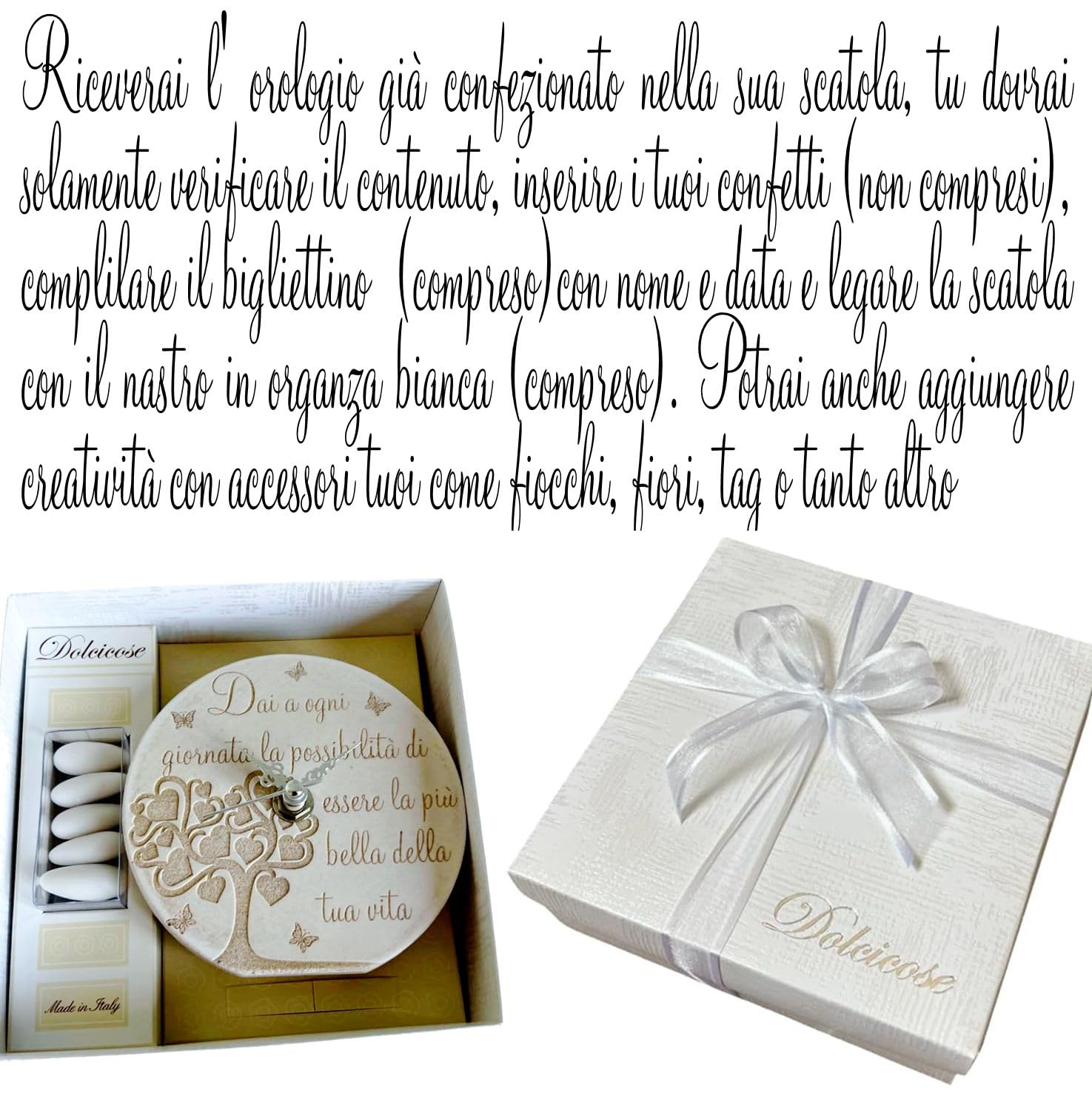 Regalami. Shop 5 bonbonnières Santa Cresima peintes à la main 12