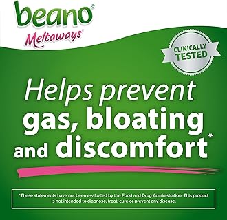 Beano Meltaways, Gas Prevention & Digestive Enzyme Supplement, Strawberry Flavor, 15 Count