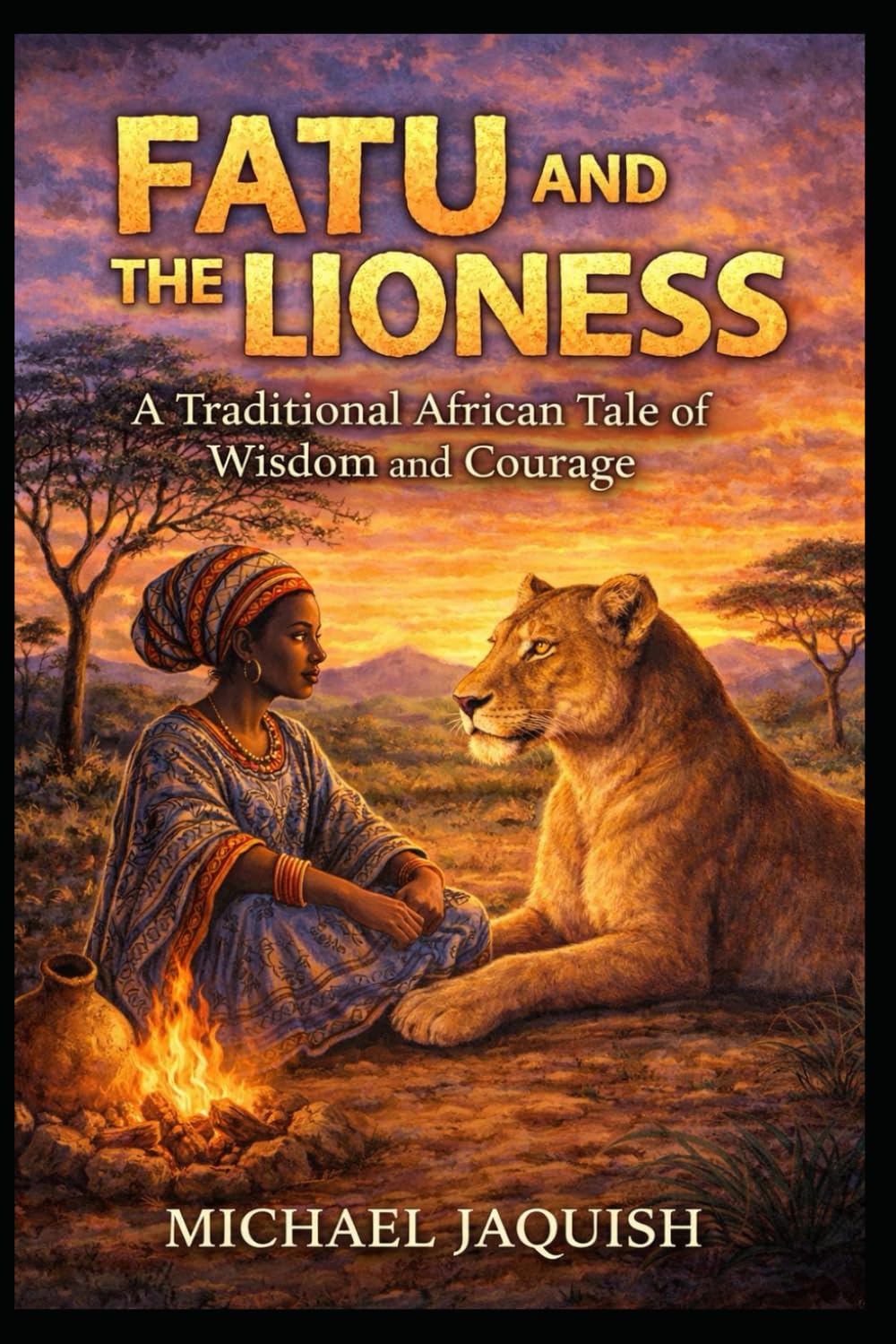 Fatu And The Lioness: A Traditional African Tale of Wisdom and Courage