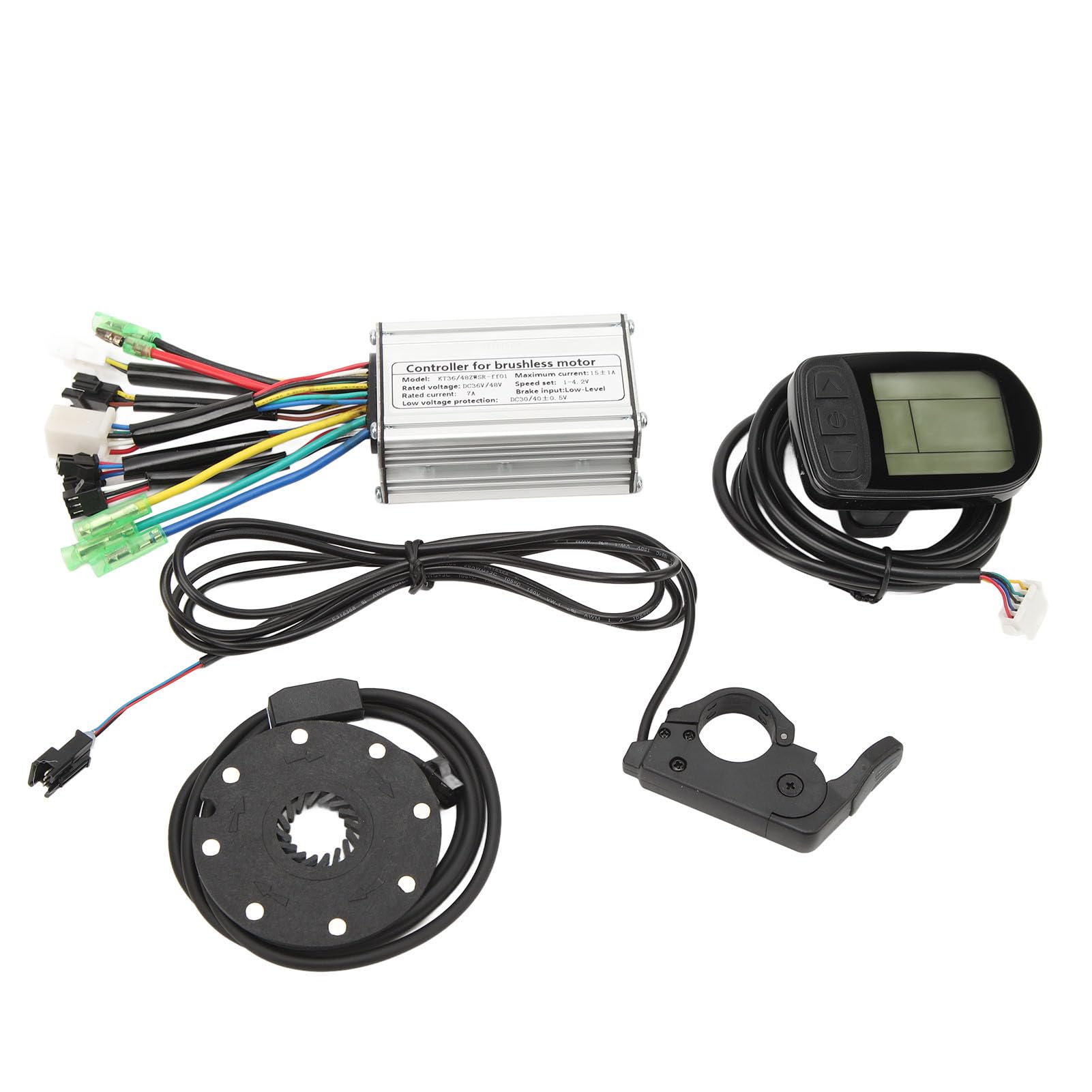 Bezszczotkowy sterownik silnika MAMJENNI, do hulajnogi elektrycznej KT 36V 48V 250W, zestaw paneli wyświetlacza LCD5, wysokowydajna kontrola mocy, trwałe maszyny elektryczne