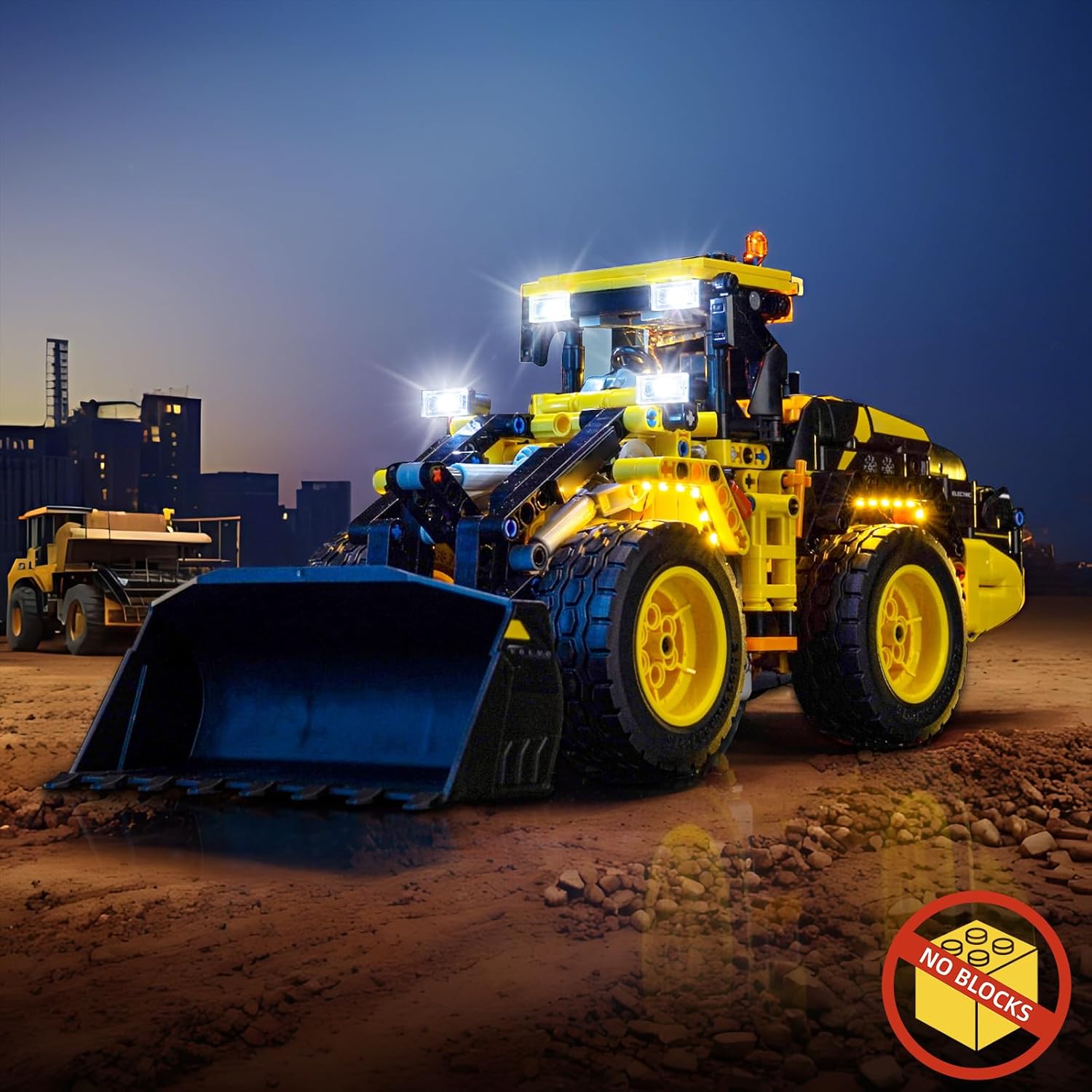 BrickBling Light Compatible with Lego Technic Volvo L120 Electric Wheel Loader 42209 (Lights Only, Excluding Model)