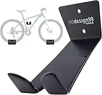 rio design99 – suporte de bicicleta parede horizontal bike preto - speed, mtb, mountain, suporte bike, porta bike, pendurador de bicicleta, suporte pneu