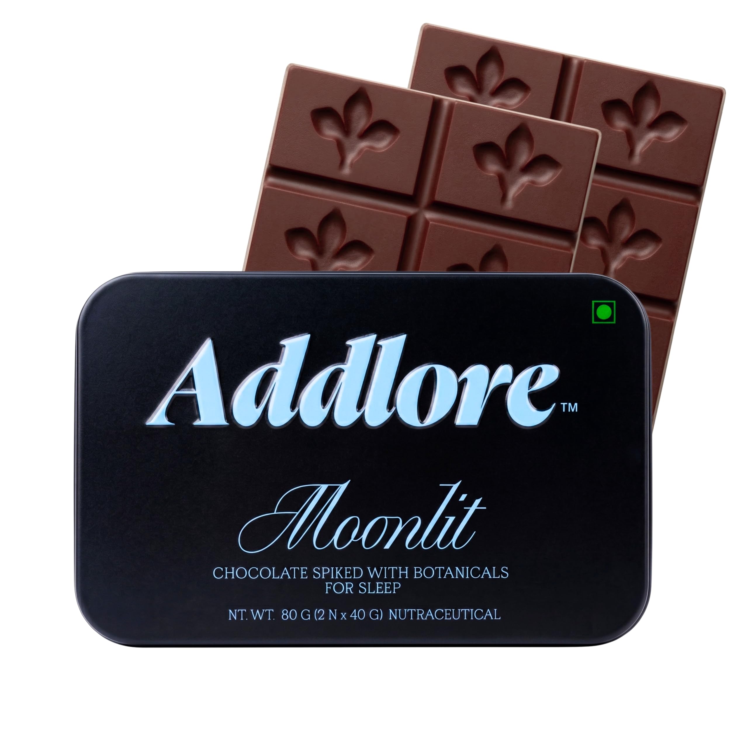 Moonlit Dark Chocolate - Sleep Supplement with Melatonin, Magnesium, Zinc, L-Theanine & Chamomile - 16 Servings - 80g-image-20