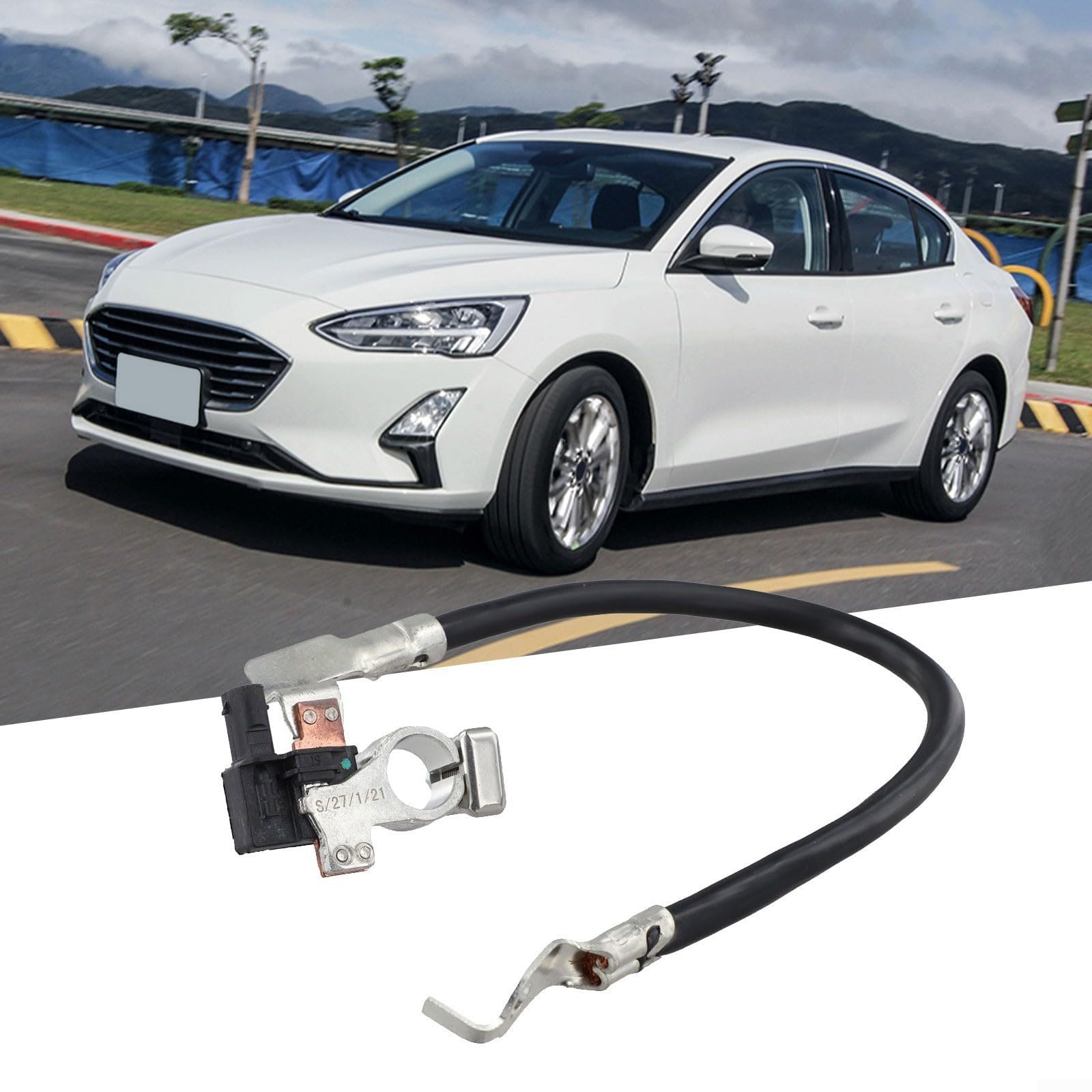 Pince de Batterie en Plastique et métal Solide, Remplacement de Terminal de pôles résistants à l ' érosion pour Terminal de Batterie de Voiture