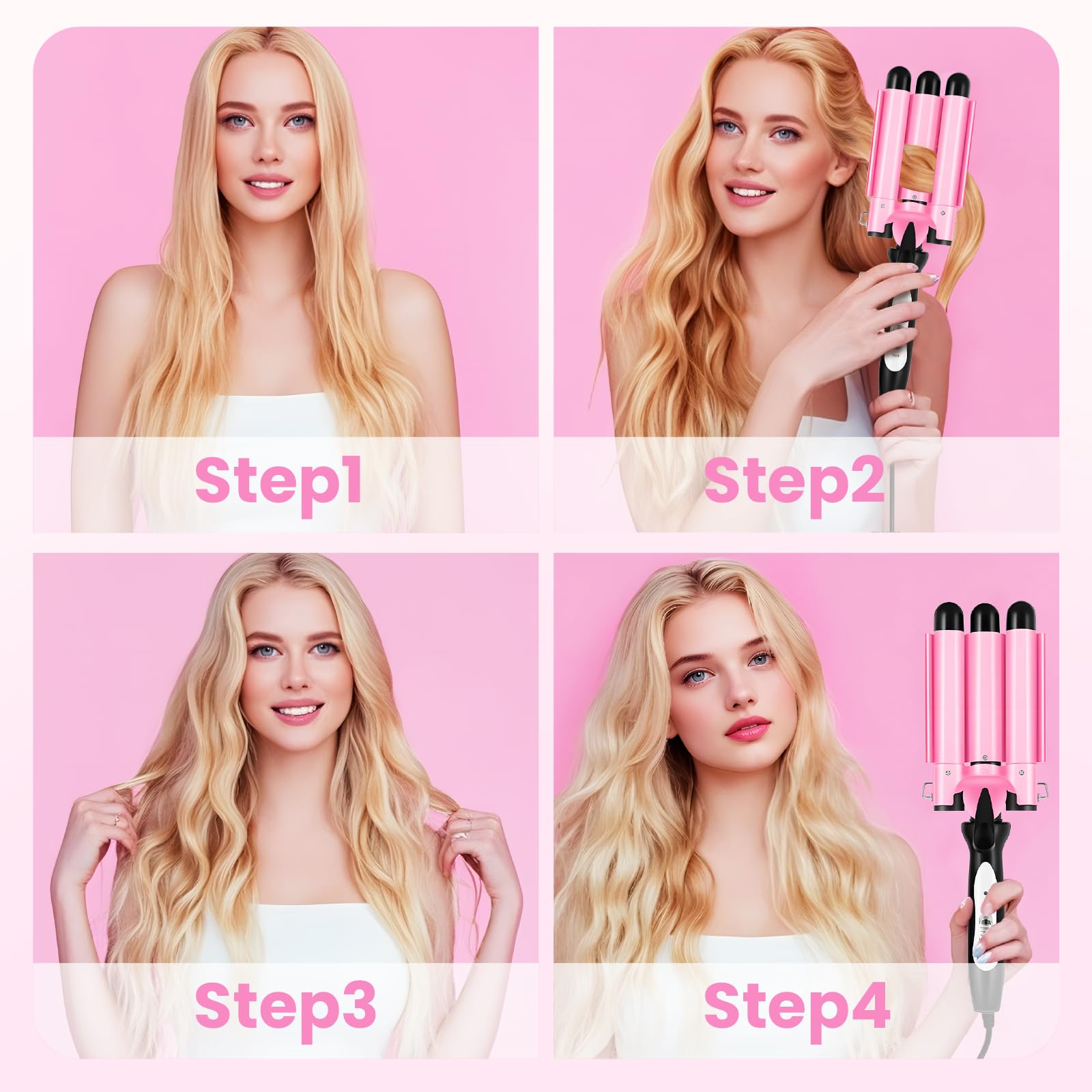 CLSYBelize 3 Barrel Curling Iron - 1