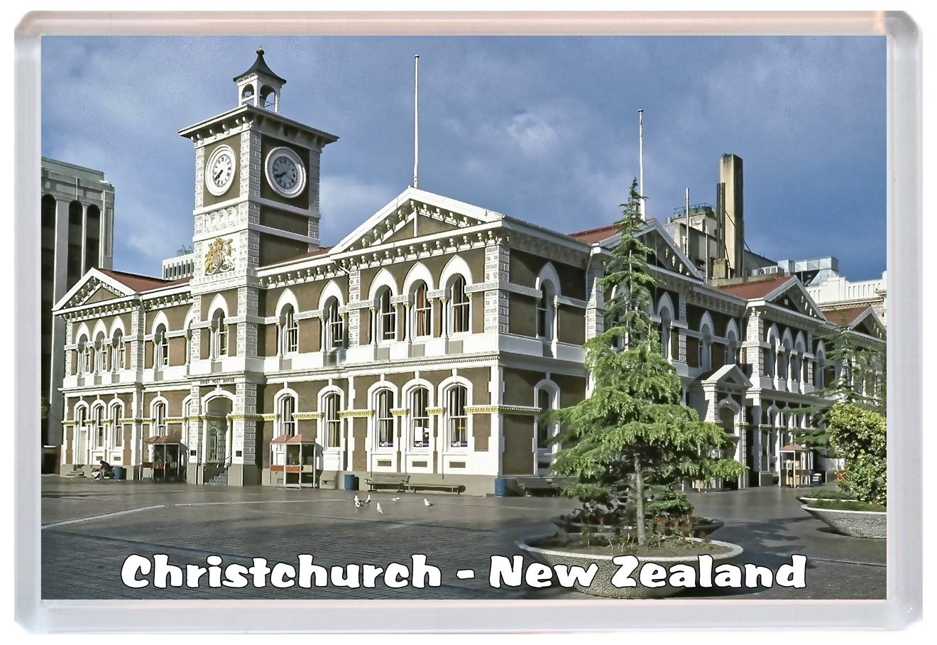 Christchurch - New Zealand - Jumbo Fridge Magnet/Magnets BBSM829