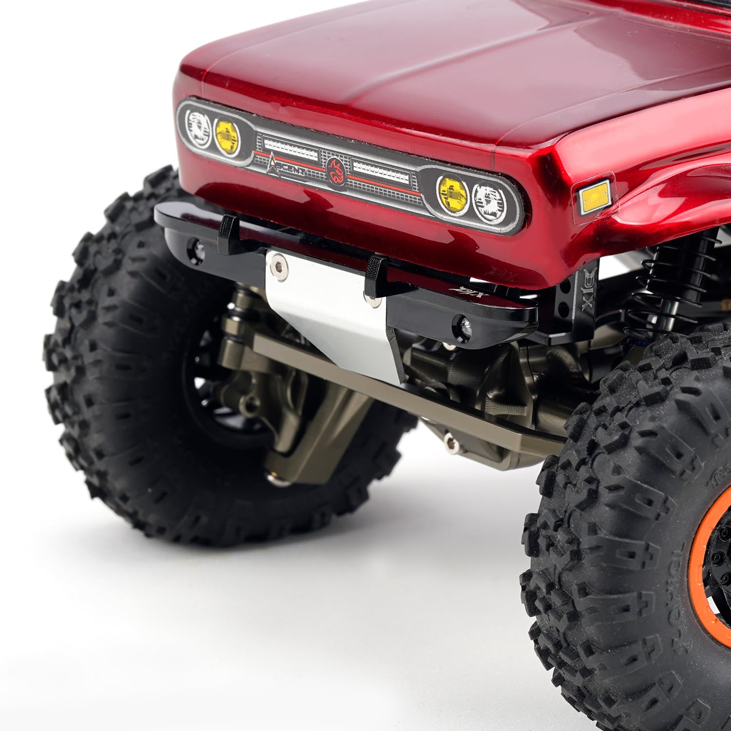 Amazon.com: DJX CNC Aluminum Front and Rear Bumper with Light for