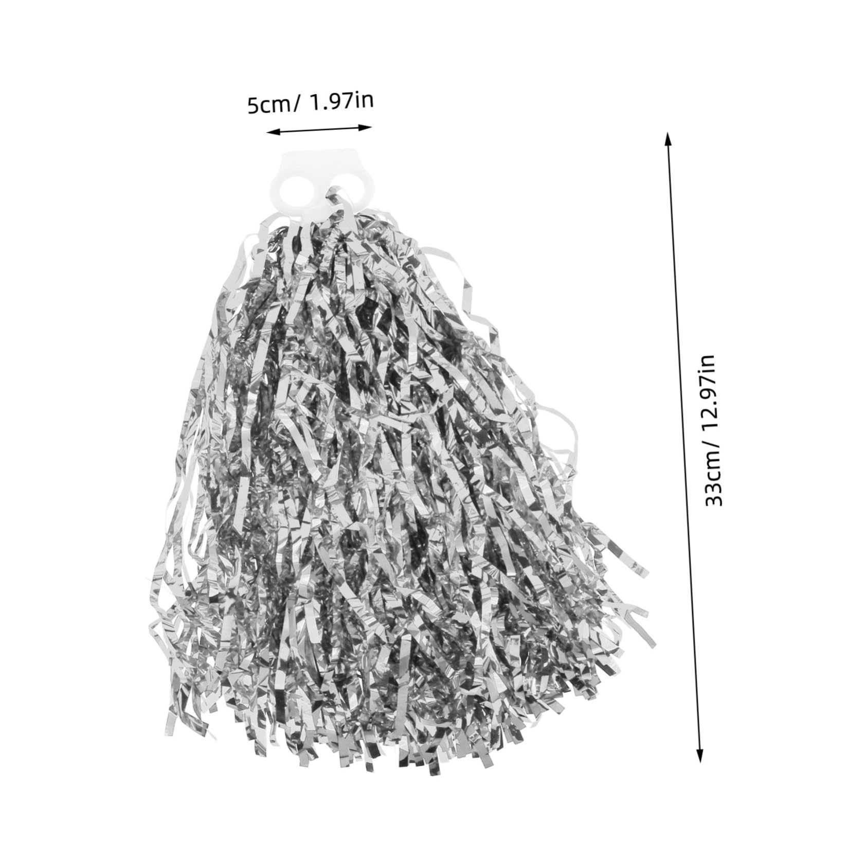 OSOLADY Cheerleader Pompoms Set of Reusable Poms for Dance Festivals Cheerleading Maker Kit