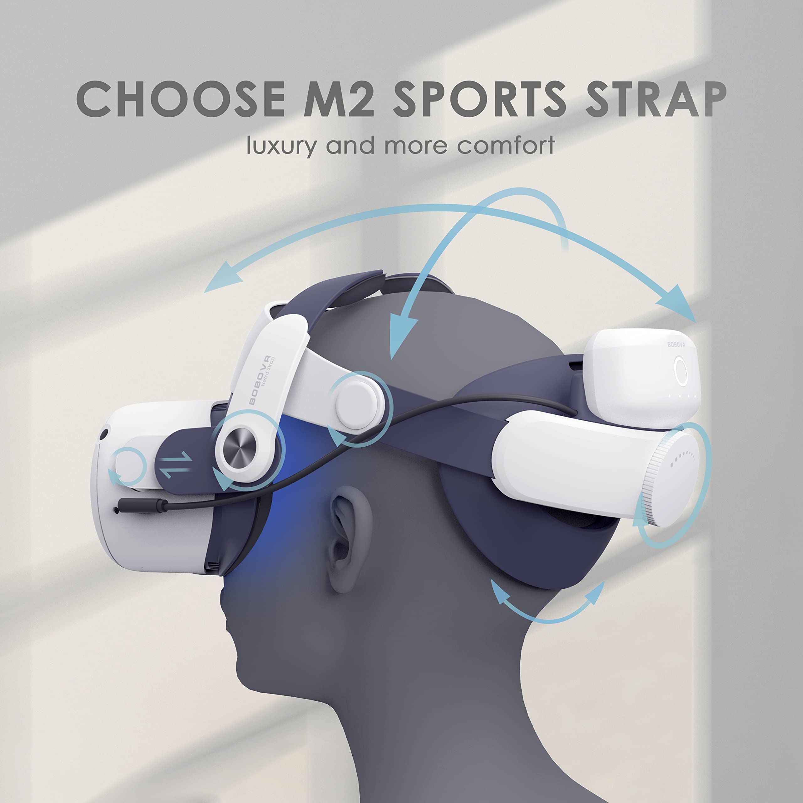 Snapklik.com : BOBOVR Strap Retrofit Kit For M2 Plus To M1 Plus