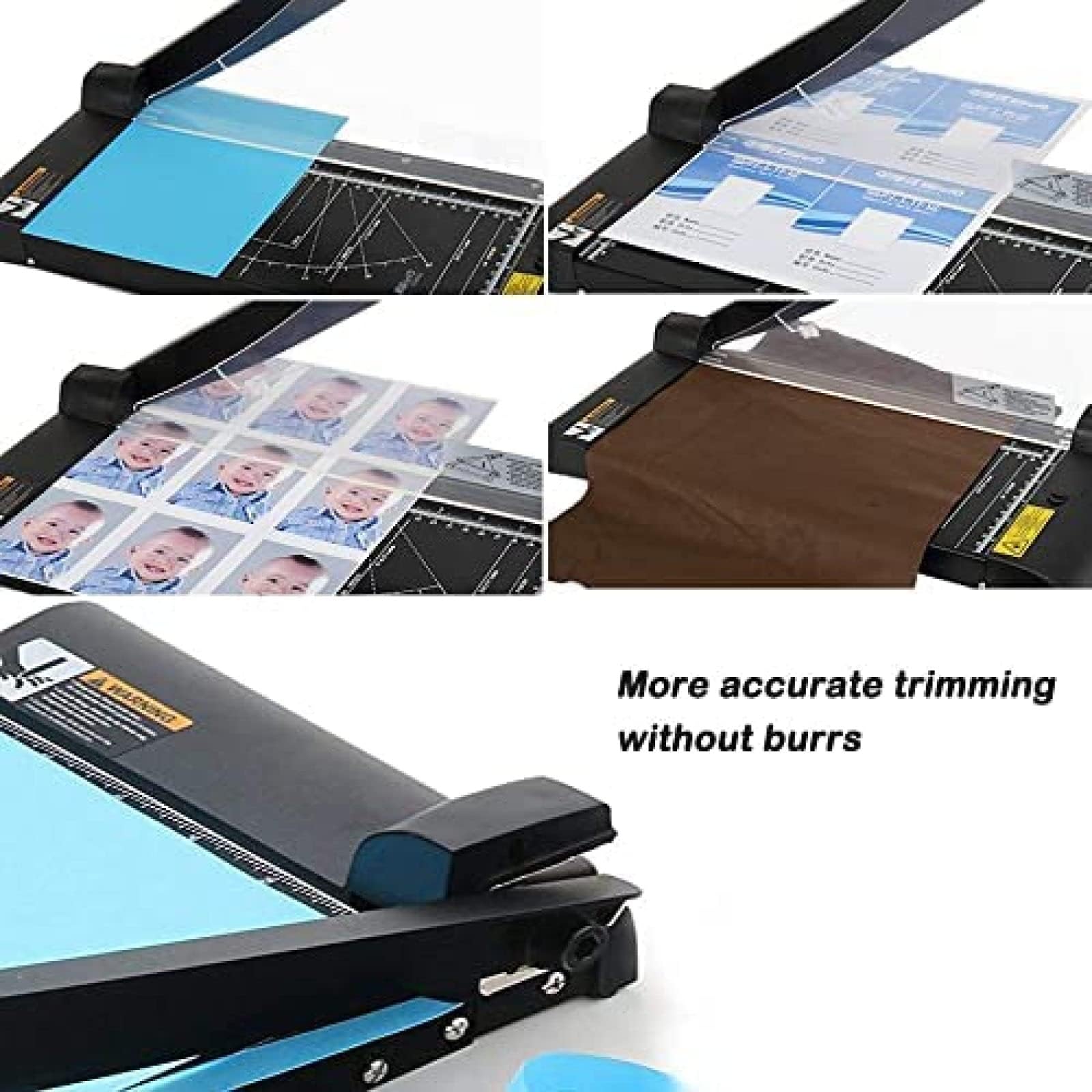 Manueller Papierschneider, A3/A4-Guillotine-Schneider mit Metallbasis, 10 Blatt Schneidemaschine für Scrapbooking, Zuhause, Büro, Bilderschneiden, Etikettengestaltung, Fotos