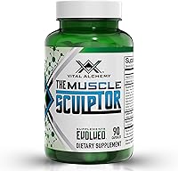 Vista 1 de Vital Alchemy The Muscle Sculptor - Constructor muscular con vitamina B3, B6, fosfatidilserina, epicatequina y cayena - Apoya el crecimiento