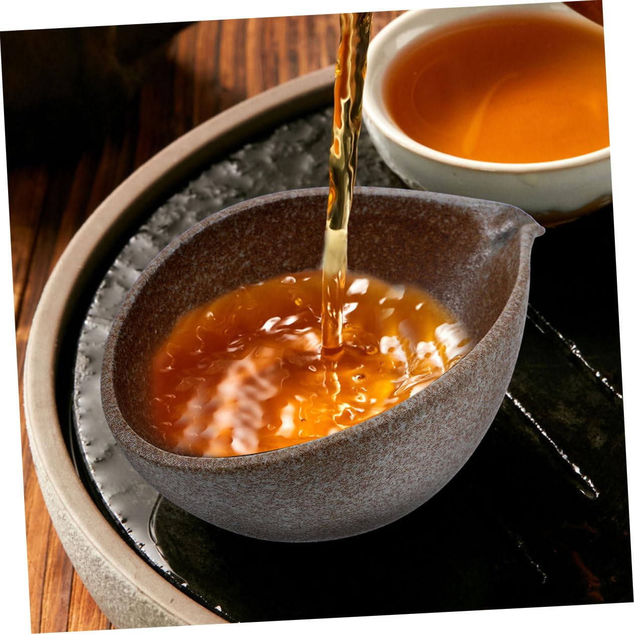 Hemobllo 2pezzi Tazze tè Giapponesi con Beccuccio Ad Gongfu Tea Set per Infusione tè Design e