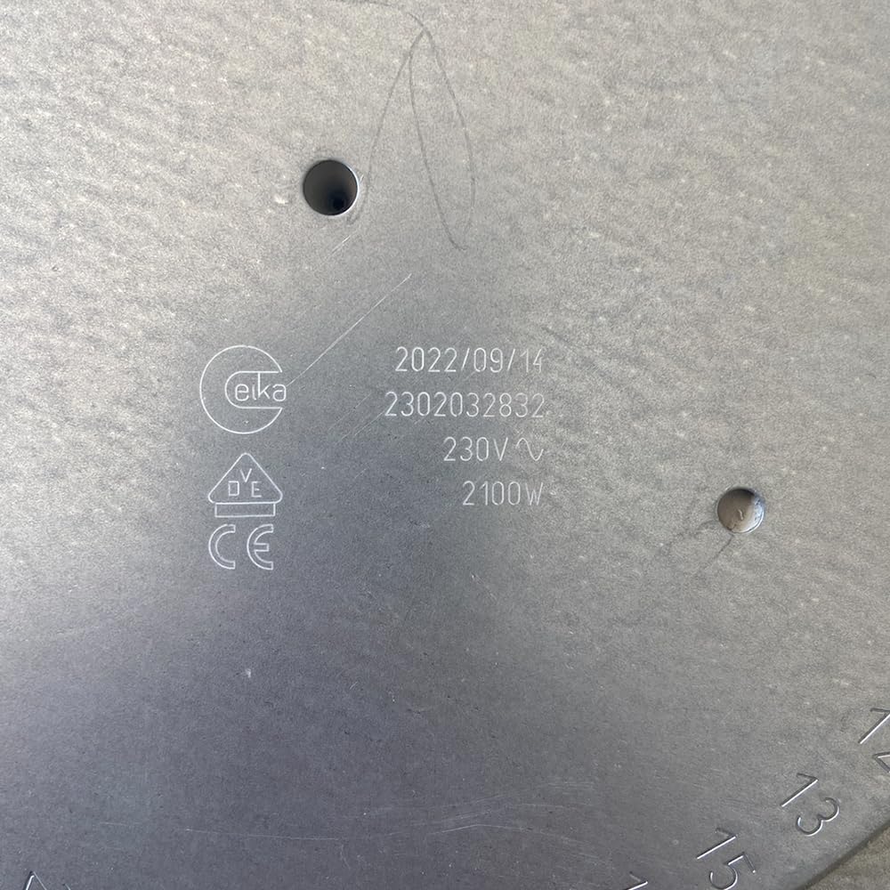 Universal-Kochfeldplatte, 2100 W, Durchmesser 230 mm