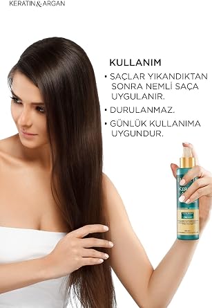 Bioxcin Keratin & Argan Onarıcı Şampuan 300Ml + Kertin Argan Sıvı Saç Bakım Kremi