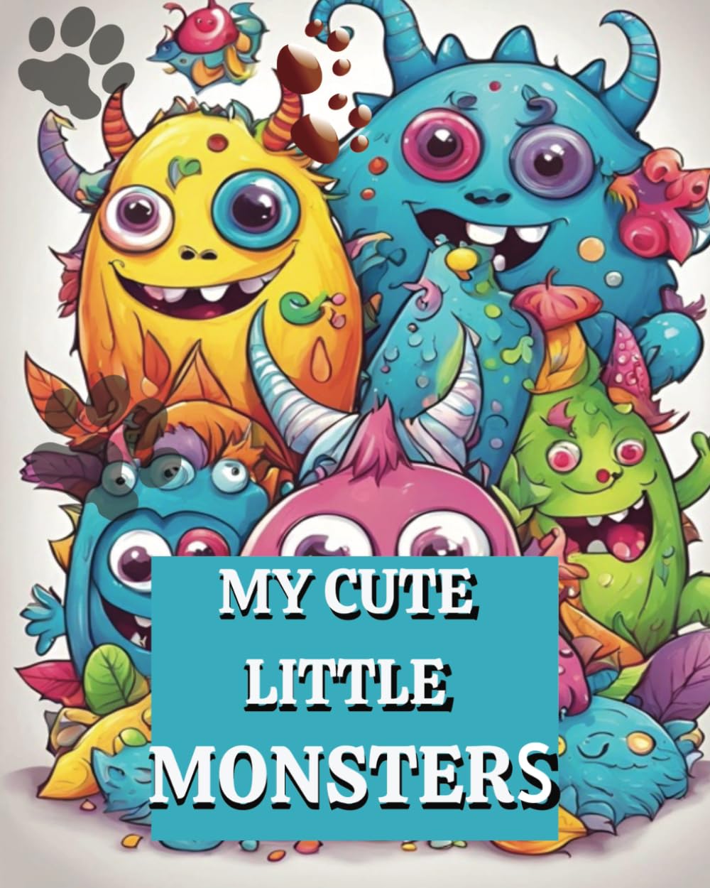 MY CUTE LITTLE MONSTERS: Little monsters colouring book