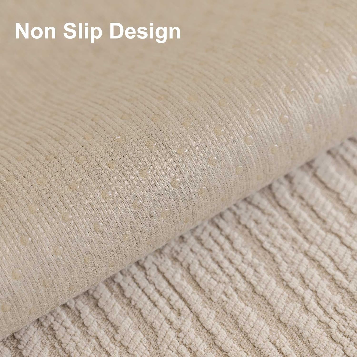 Soft Waterproof Chenille Cover Washable, Non Slip Sectional Sofa Covers for 3 Cushion Couch Sofa L Sharped Sofa Slipcover for Pets, Furniture Protector (1 PCS 36"x82" Coffee)
