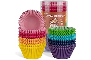 400 pcs Paper Cupcake Liners: Jumbo Cupcake Baking Cups