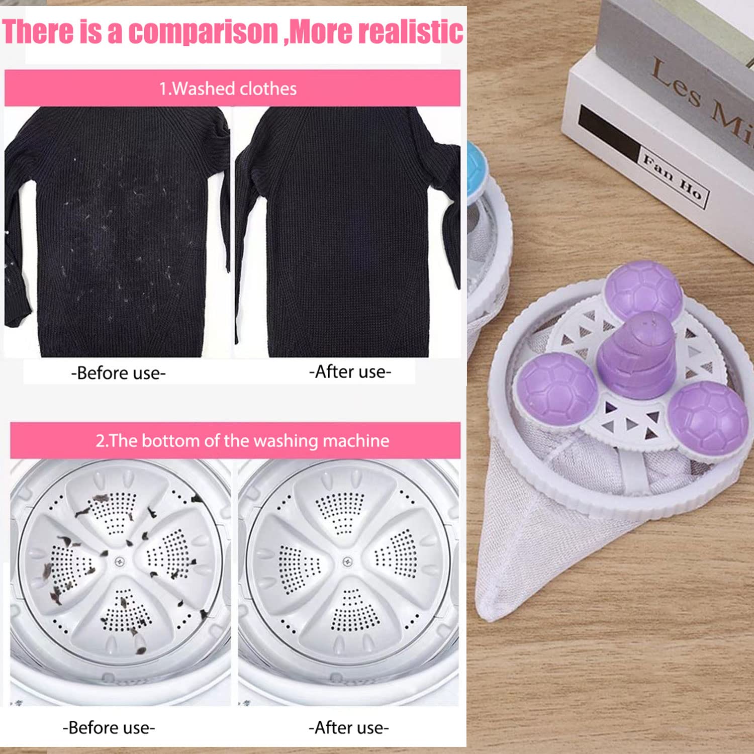 Wasmachine Haar filter Netzakken
