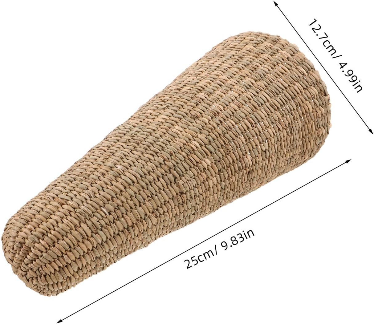 jojofuny Woven Hanging Wall Basket: Straw Handmade Rattan Wall Planter - Rustic Flower Pot for Garden, Home, Door, Entryway, Flower, Mail - Farmhouse Decor
