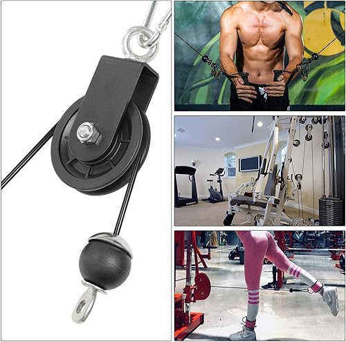 Miniatura 2 de Vishusju Cable de polea grueso de 0197in de alambre de acero para máquinas de cable equipo de gimnasio en casa accesorio de repuesto para ejercicio